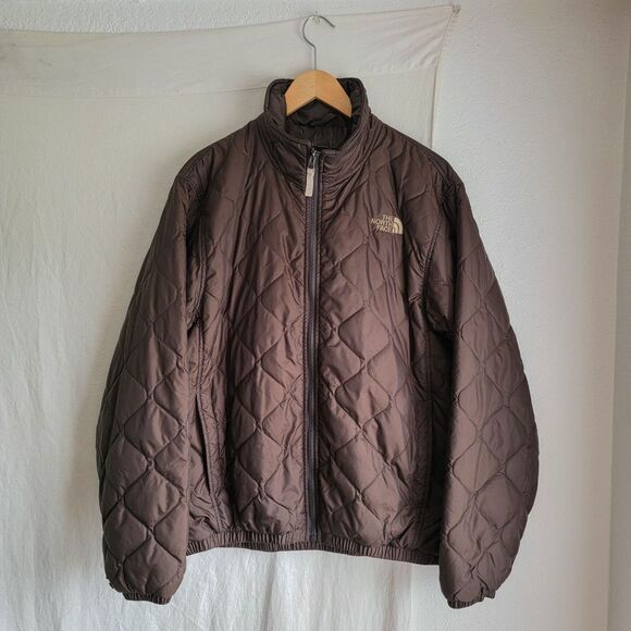 The North Face Other - VTG The North Face Quilted Winter Insulated Zip Up Jacket Brown Men's Medium